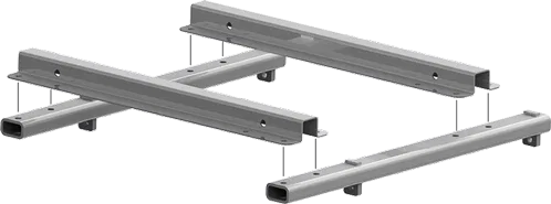 4409 – PULLRITE Fifth Wheel Trailer Hitch Conversion Kit, Use To Mount SuperGlide 4100 or 4400 Hitch To B&W Gooseneck...